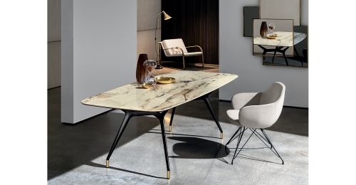 Arkos rectangular extensible table