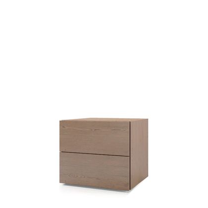 PEOPLE 2 DRWRS NIGHTSTAND 28" - OAK LAGUNA