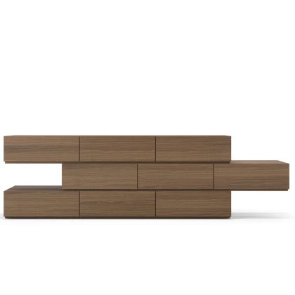 PEOPLE 9 DRWRS DRESSER W/SPACER STACKABLE  - WALNUT