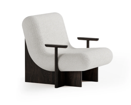 KIVO lounge chair / Ebony oak