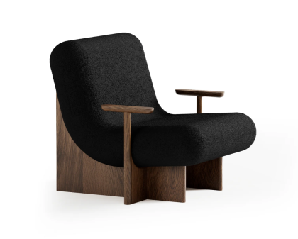 KIVO lounge chair / dark oak