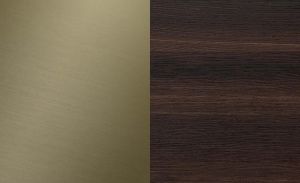 ATLANTE 3 DRWRS DRESSER - BURNT OAK/BRONZE MIRROR