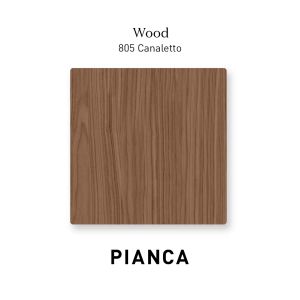 ATLANTE 3 DRWS DRESSER - WALNUT/CALACATTA MARBLE GLASS