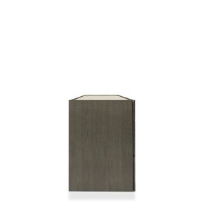 LOGOS 3 DRWRS DRESSER 60" - SMOKED OAK/SETA BEIGE/TITANIUM