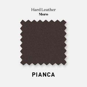 PALU' LT 1 DRWR NIGHTSTAND 23" - WALNUT/DARK BROWN MORO HARD LEATHER