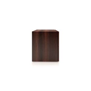 PEOPLE 2 DRWRS NIGHTSTAND 28" - BURNT OAK