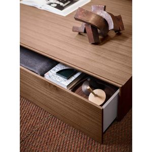 PEOPLE 3 DRWRS DRESSER 71" - WHITE MATT LACQUER
