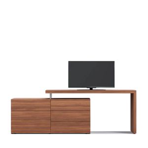 PEOPLE/DOMINO DESK+DRESSER - WALNUT