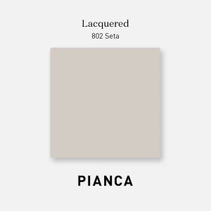 SPAZIO/DOMINO SM DESK+DRESSER  - BEIGE SETA MATT LACQUER