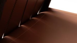 HAIKU leather rocking chair by Nobonobo