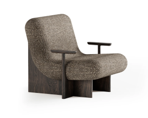 KIVO lounge chair / Ebony oak