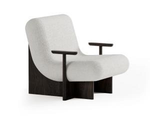 KIVO lounge chair / Ebony oak
