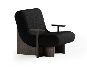 KIVO lounge chair / Ebony oak