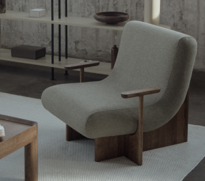 KIVO lounge chair / dark oak