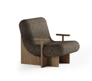 KIVO lounge chair / natural oak