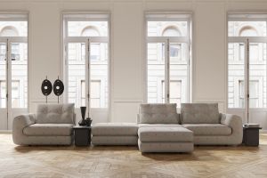 Glam Sectional Sofa by LIU JO
