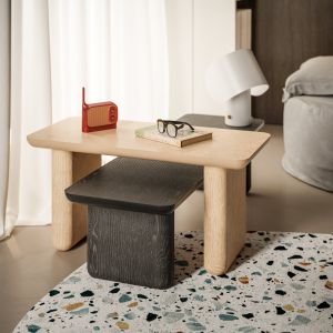 Caillou Wood Coffee Table by LIU JO