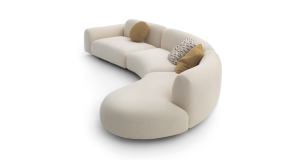 Tokio - Curved sofa by Arflex