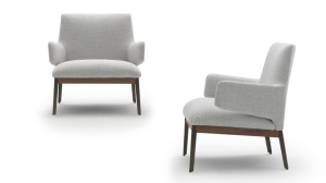 Hug armchair - Low version by Arflex